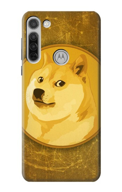 S3826 Dogecoin Shiba Etui Coque Housse pour Motorola Moto G8