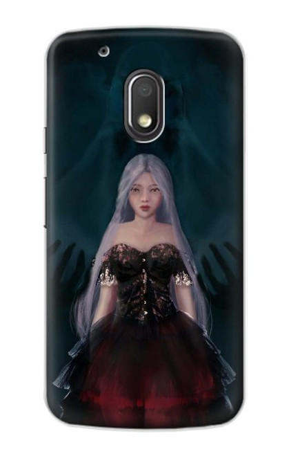 S3847 Lilith Devil Bride Gothique Fille Crâne Grim Reaper Etui Coque Housse pour Motorola Moto G4 Play