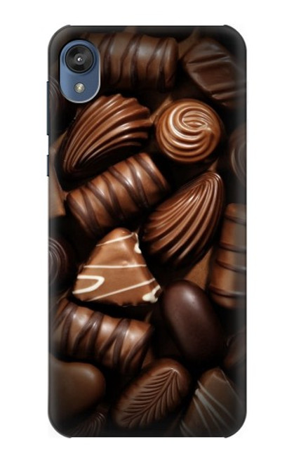 S3840 Amateurs de chocolat au lait au chocolat noir Etui Coque Housse pour Motorola Moto E6, Moto E (6th Gen)