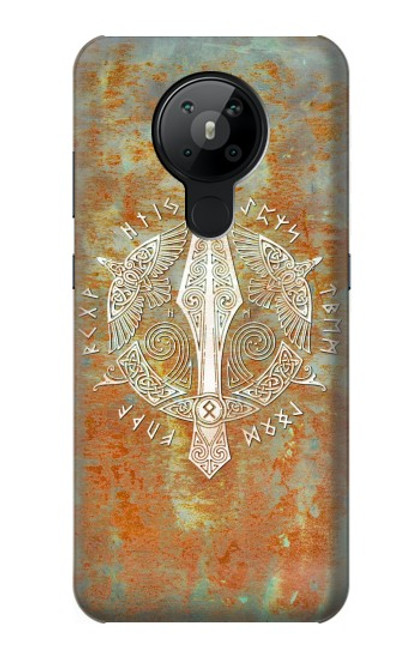 S3827 Lance Gungnir d'Odin Norse Viking Symbol Etui Coque Housse pour Nokia 5.3