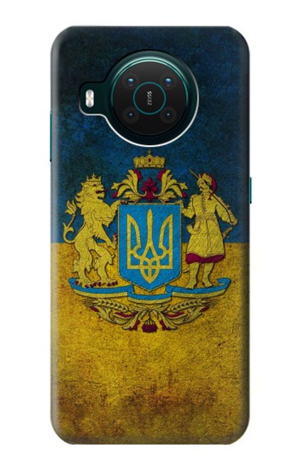 S3858 Drapeau de l'Ukraine Etui Coque Housse pour Nokia X10