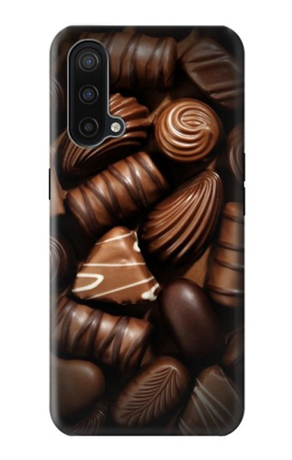 S3840 Amateurs de chocolat au lait au chocolat noir Etui Coque Housse pour OnePlus Nord CE 5G