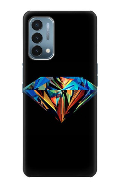 S3842 Diamant coloré abstrait Etui Coque Housse pour OnePlus Nord N200 5G