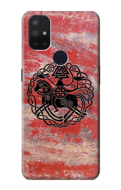 S3831 Symbole antique nordique viking Etui Coque Housse pour OnePlus Nord N10 5G