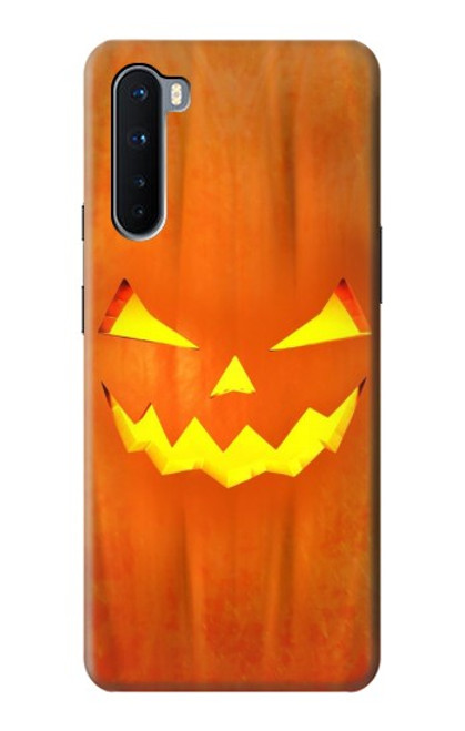 S3828 Citrouille d'Halloween Etui Coque Housse pour OnePlus Nord