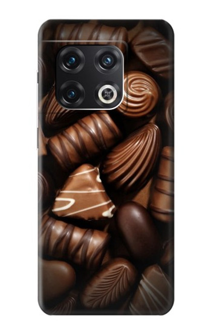 S3840 Amateurs de chocolat au lait au chocolat noir Etui Coque Housse pour OnePlus 10 Pro