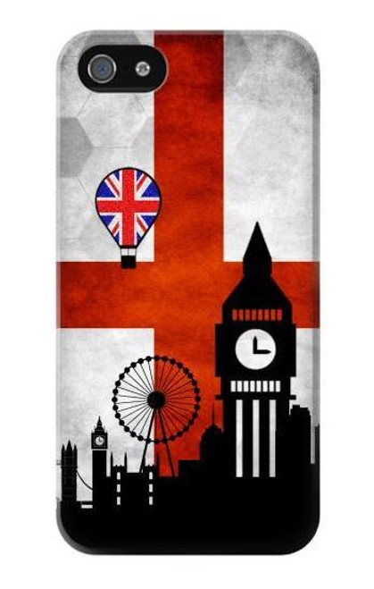 S2979 England Football Soccer Euro 2016 Etui Coque Housse pour iPhone 5 5S SE