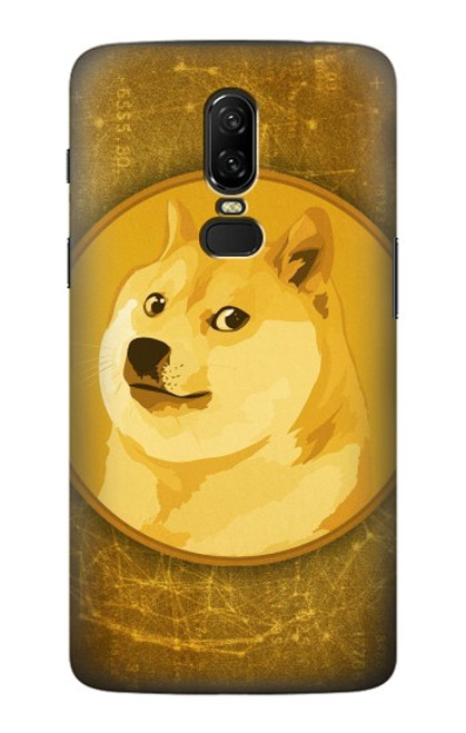 S3826 Dogecoin Shiba Etui Coque Housse pour OnePlus 6