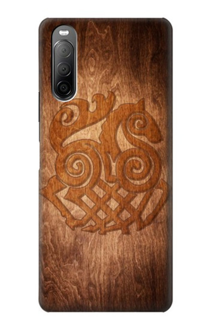 S3830 Odin Loki Sleipnir Mythologie nordique Asgard Etui Coque Housse pour Sony Xperia 10 II