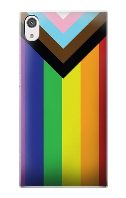 S3846 Drapeau de fierté LGBT Etui Coque Housse pour Sony Xperia XA1