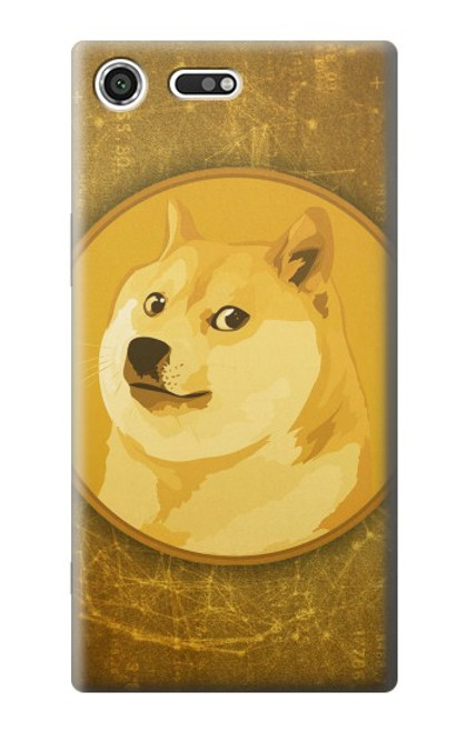 S3826 Dogecoin Shiba Etui Coque Housse pour Sony Xperia XZ Premium