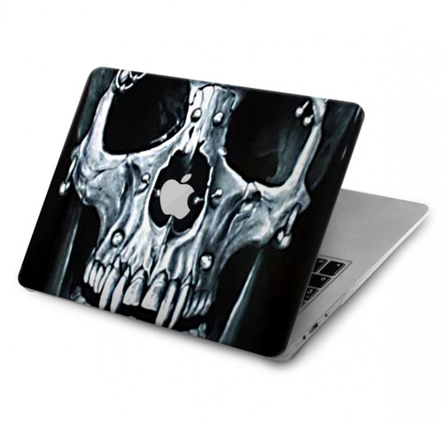 S0223 crâne Tatouage Etui Coque Housse pour MacBook Pro 14 M1,M2,M3 (2021,2023) - A2442, A2779, A2992, A2918