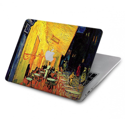 S0929 Van Gogh Café Terrasse Etui Coque Housse pour MacBook Pro 14 M1-M5 A2442,A2779,A2992,A2918,A3112,A3185,A3401,A3434,A3112
