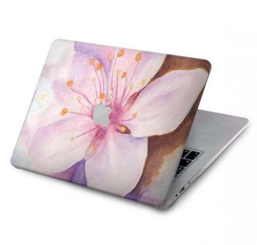 S1415 Fleur de Sakura Art Etui Coque Housse pour MacBook Pro 14 M1-M5 A2442,A2779,A2992,A2918,A3112,A3185,A3401,A3434,A3112
