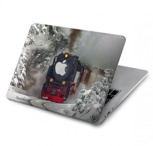 S1509 Train à vapeur Etui Coque Housse pour MacBook Pro 14 M1-M5 A2442,A2779,A2992,A2918,A3112,A3185,A3401,A3434,A3112
