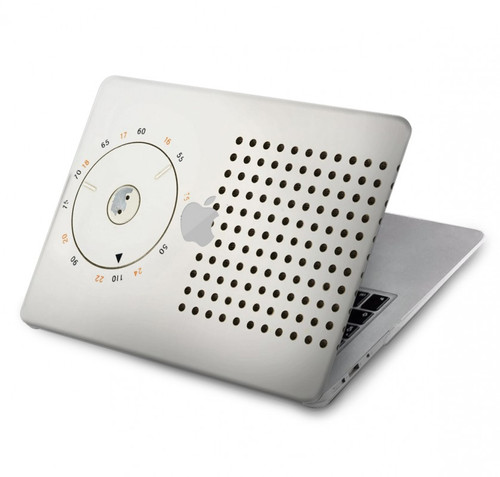 S1857 Rétro transistor radio Etui Coque Housse pour MacBook Pro 14 M1,M2,M3 (2021,2023) - A2442, A2779, A2992, A2918