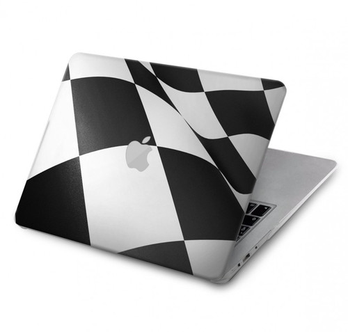 S2408 Vainqueur Drapeau checkered Etui Coque Housse pour MacBook Pro 14 M1-M5 A2442,A2779,A2992,A2918,A3112,A3185,A3401,A3434,A3112