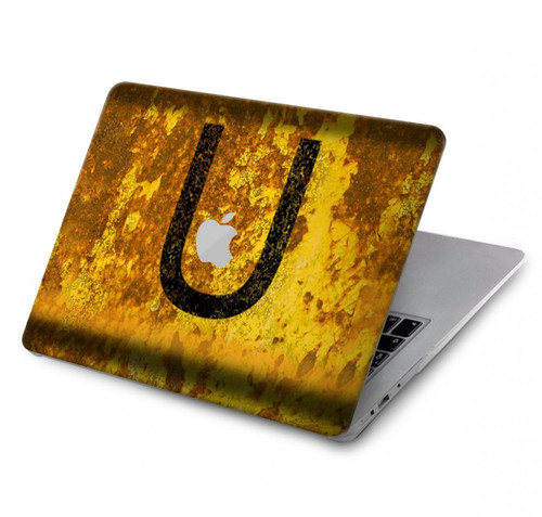 S2447 Vieux nucléaire d'uranium Rusty déchets Baril Etui Coque Housse pour MacBook Pro 14 M1,M2,M3 (2021,2023) - A2442, A2779, A2992, A2918