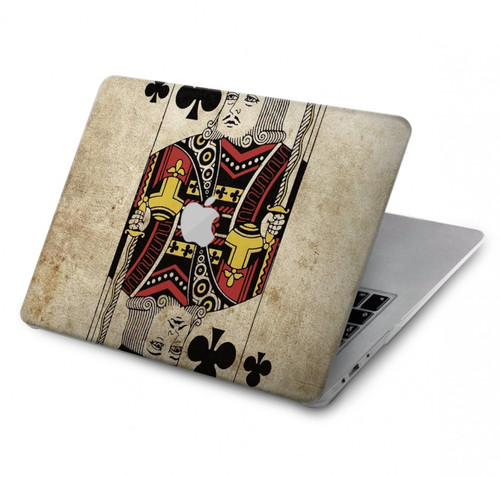 S2528 Poker King Carte Etui Coque Housse pour MacBook Pro 14 M1,M2,M3 (2021,2023) - A2442, A2779, A2992, A2918