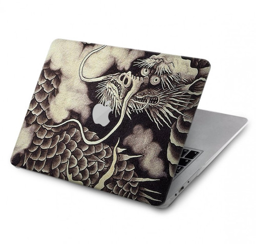 S2719 Japon Peinture dragon Etui Coque Housse pour MacBook Pro 14 M1,M2,M3 (2021,2023) - A2442, A2779, A2992, A2918