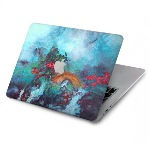 S2724 Dragon Blanc Piscine Haisu Lui Etui Coque Housse pour MacBook Pro 14 M1-M5 A2442,A2779,A2992,A2918,A3112,A3185,A3401,A3434,A3112
