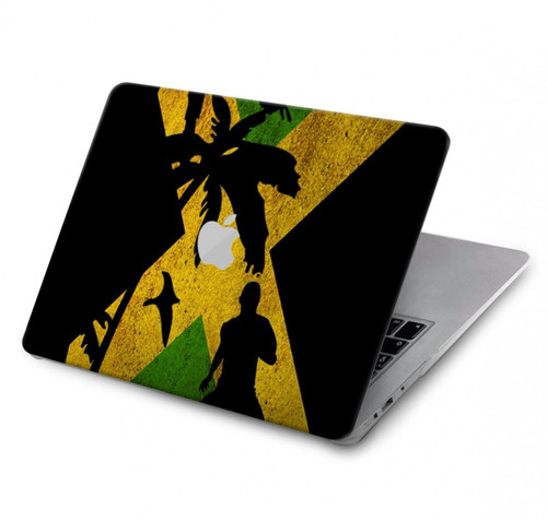 S2975 Jamaica Football Football Etui Coque Housse pour MacBook Pro 14 M1,M2,M3 (2021,2023) - A2442, A2779, A2992, A2918
