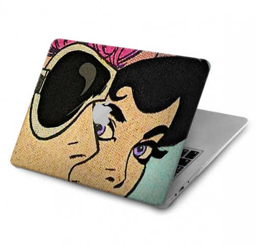S3171 Filles Pop Art Etui Coque Housse pour MacBook Pro 14 M1,M2,M3 (2021,2023) - A2442, A2779, A2992, A2918