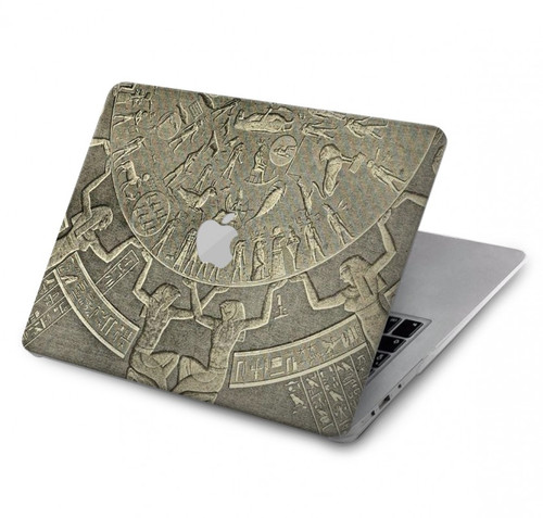 S3396 Dendérah Zodiaque Egypte ancienne Etui Coque Housse pour MacBook Pro 14 M1,M2,M3 (2021,2023) - A2442, A2779, A2992, A2918