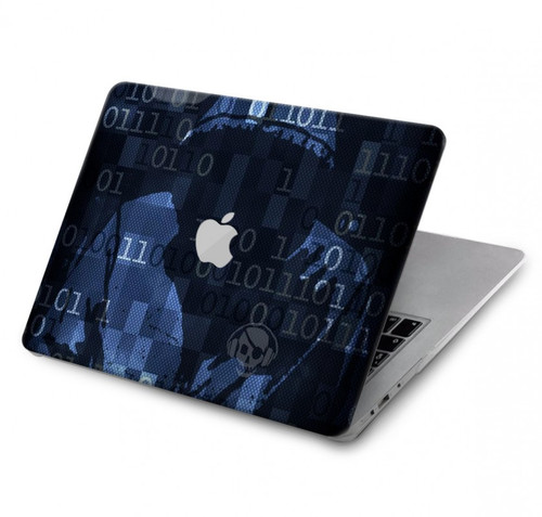 S3431 Numérique Cyber ​​code Hacker Etui Coque Housse pour MacBook Pro 14 M1-M5 A2442,A2779,A2992,A2918,A3112,A3185,A3401,A3434,A3112