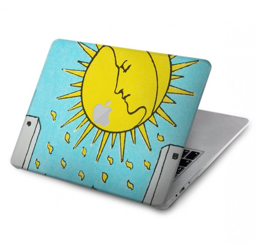 S3435 Carte de tarot Lune Etui Coque Housse pour MacBook Pro 14 M1-M5 A2442,A2779,A2992,A2918,A3112,A3185,A3401,A3434,A3112