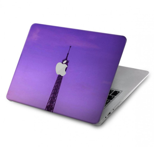 S3447 Paris Eiffel Le coucher du soleil Etui Coque Housse pour MacBook Pro 14 M1-M5 A2442,A2779,A2992,A2918,A3112,A3185,A3401,A3434,A3112
