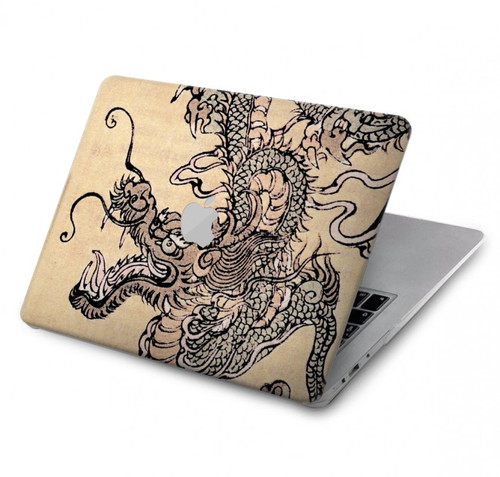 S0318 antique dragon Etui Coque Housse pour MacBook Pro 16 M1,M2 (2021,2023) - A2485, A2780