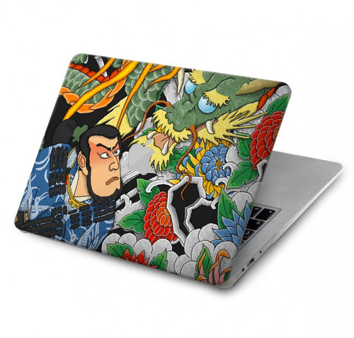 S0454 Japon Tatouage Etui Coque Housse pour MacBook Pro 16 M1,M2 (2021,2023) - A2485, A2780