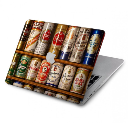 S0983 Collection de Canettes de bière Etui Coque Housse pour MacBook Pro 16 M1,M2,M3,M4 (2021,2024) - A3403, A3186, A2991, A2780, A2485