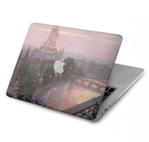 S1443 Terrasse à Paris Eifel Etui Coque Housse pour MacBook Pro 16 M1,M2 (2021,2023) - A2485, A2780