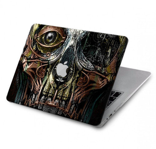 S1685 Crâne Steampunk Etui Coque Housse pour MacBook Pro 16 M1,M2,M3,M4 (2021,2024) - A3403, A3186, A2991, A2780, A2485