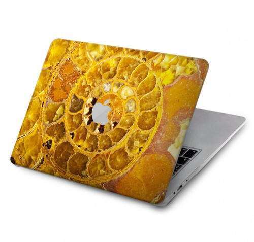 S1789 ammonite Fossiles Etui Coque Housse pour MacBook Pro 16 M1,M2 (2021,2023) - A2485, A2780