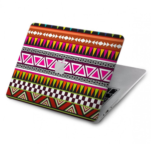 S2292 Motif tribal aztèque Etui Coque Housse pour MacBook Pro 16 M1,M2,M3,M4 (2021,2024) - A3403, A3186, A2991, A2780, A2485
