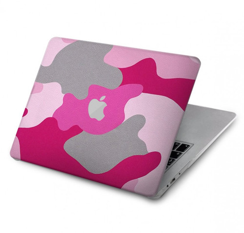 S2525 Rose Camo camouflage Etui Coque Housse pour MacBook Pro 16 M1,M2 (2021,2023) - A2485, A2780