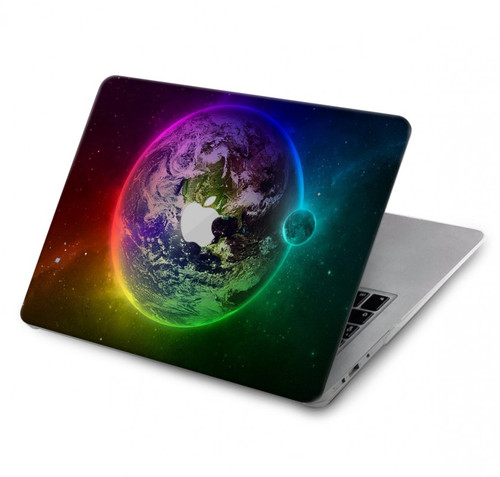 S2570 planète colorée Etui Coque Housse pour MacBook Pro 16 M1,M2 (2021,2023) - A2485, A2780