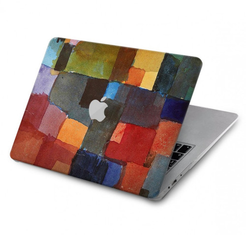 S3341 Paul Klee Raumarchitekturen Etui Coque Housse pour MacBook Pro 16 M1,M2 (2021,2023) - A2485, A2780