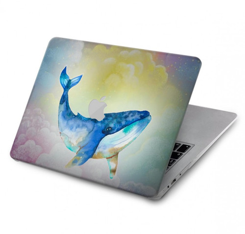 S3802 Rêve Baleine Pastel Fantaisie Etui Coque Housse pour MacBook Pro 16 M1,M2,M3,M4 (2021,2024) - A3403, A3186, A2991, A2780, A2485