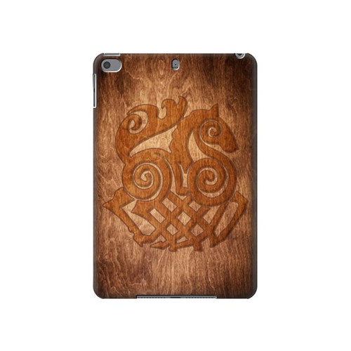 S3830 Odin Loki Sleipnir Mythologie nordique Asgard Etui Coque Housse pour iPad mini 4, iPad mini 5, iPad mini 5 (2019)