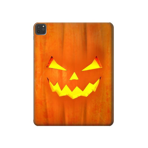 S3828 Citrouille d'Halloween Etui Coque Housse pour iPad Pro 11 (2021,2020,2018, 3rd, 2nd, 1st)