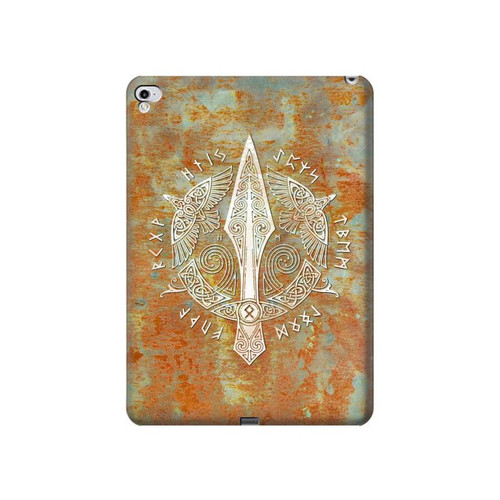 S3827 Lance Gungnir d'Odin Norse Viking Symbol Etui Coque Housse pour iPad Pro 12.9 (2015,2017)