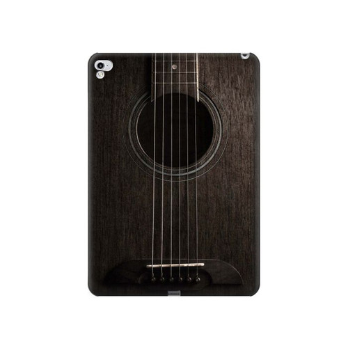 S3834 Guitare noire Old Woods Etui Coque Housse pour iPad Pro 12.9 (2015,2017)