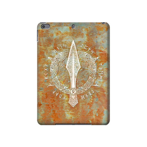 S3827 Lance Gungnir d'Odin Norse Viking Symbol Etui Coque Housse pour iPad Pro 10.5, iPad Air (2019, 3rd)