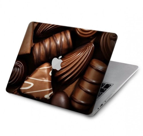 S3840 Amateurs de chocolat au lait au chocolat noir Etui Coque Housse pour MacBook Pro 14 M1-M5 A2442,A2779,A2992,A2918,A3112,A3185,A3401,A3434,A3112