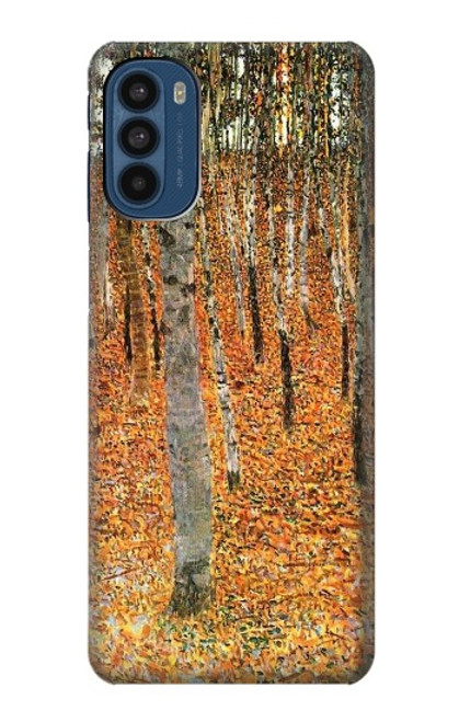 S3380 Gustav Klimt Bouleau Forêt Etui Coque Housse pour Motorola Moto G41