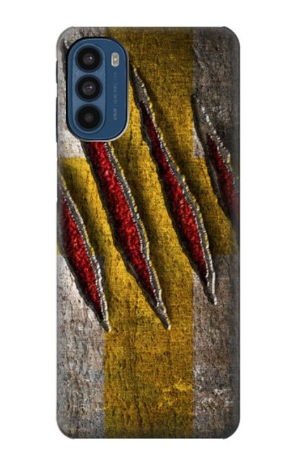 S3603 Entaille de Wolverine griffe de Etui Coque Housse pour Motorola Moto G41